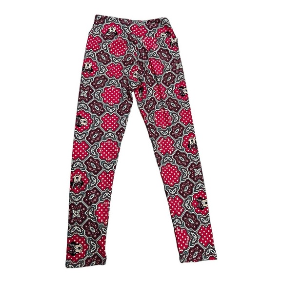 LulaRoe Disney’s Minnie Mouse Geometric Leggings Size OS (2-10) - Picture 6 of 10